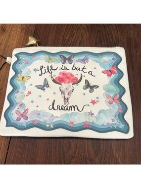 NWT EMM KUO "Life is but a dream" Paloma Wristlet